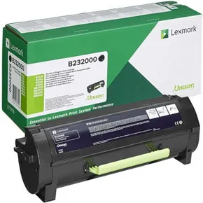Lexmark Original Toner B232000, black, 3000S, Return, Lexmark B2442, B2546, B2650, B2338, O